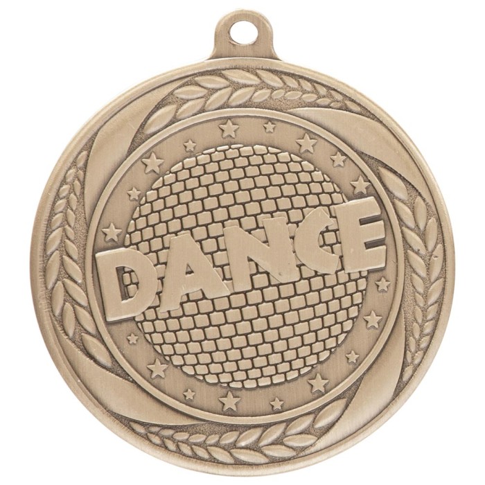 TYPHOON DANCE MEDAL 55MM - GOLD